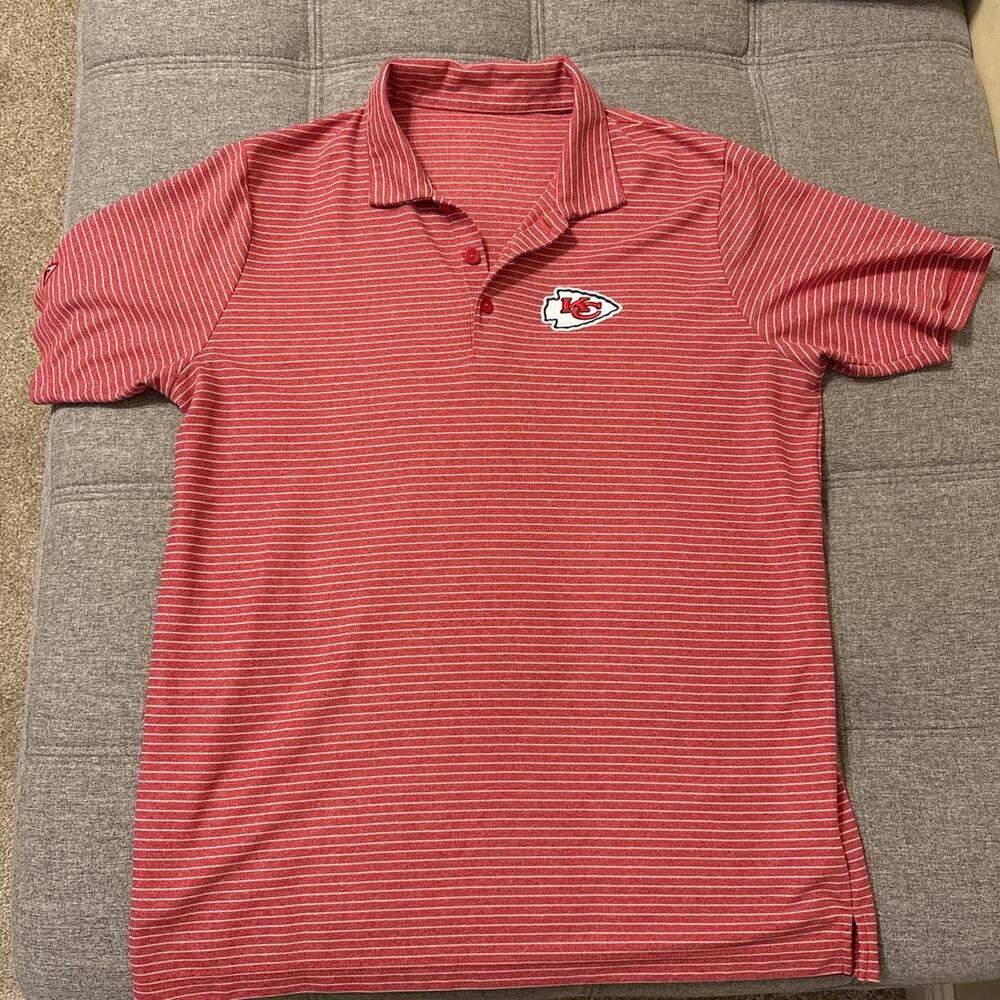 Red and white chiefs polo